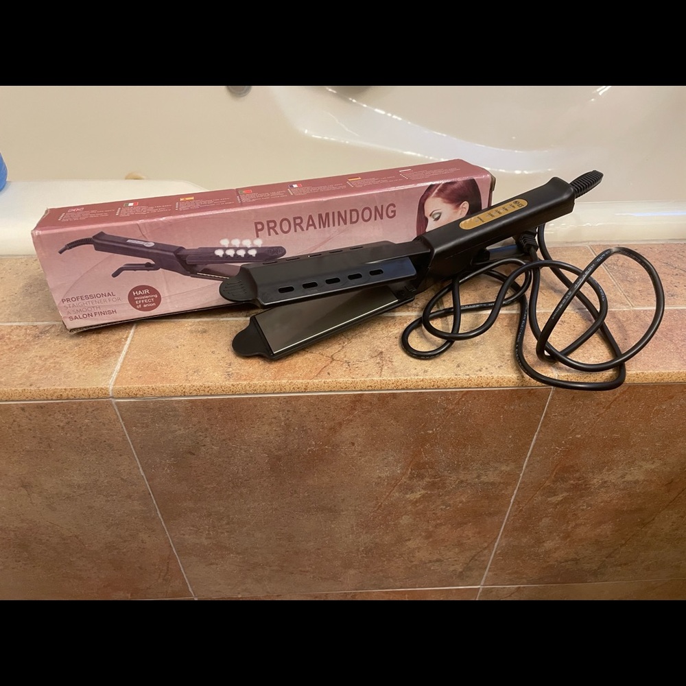 Professional Ceramic Tourmaline Ionic Flat Iron Hair Straightener